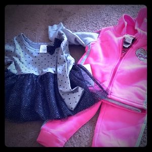 Pink long sleeve outfit black long sleeve shirt